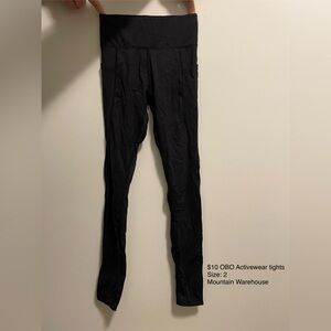 Mountain Warehouse Women's Black High-Waist Active Tights